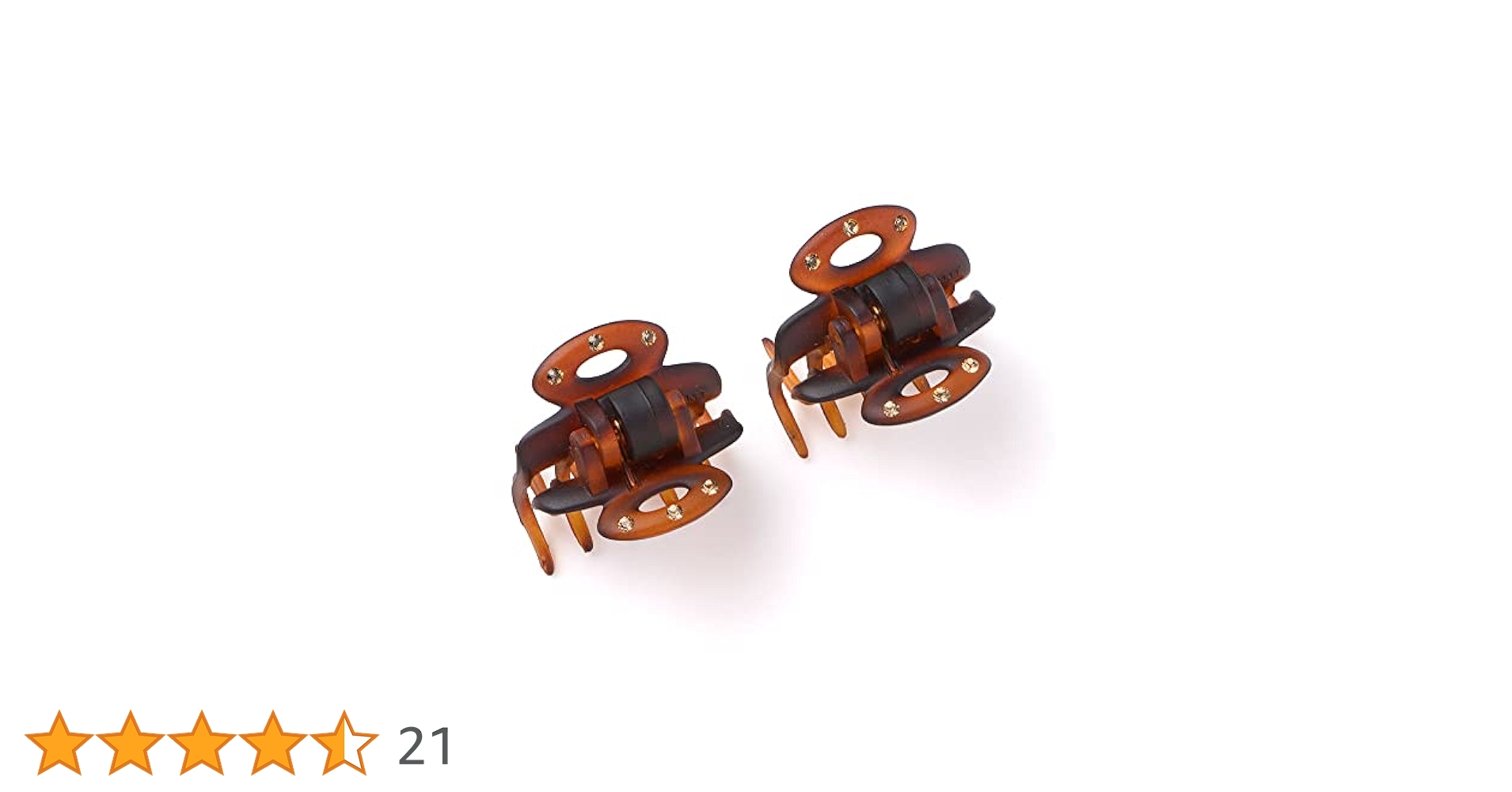 Amazon.co.jp: コンプレックスビズ ドーム石付クリップ 2個